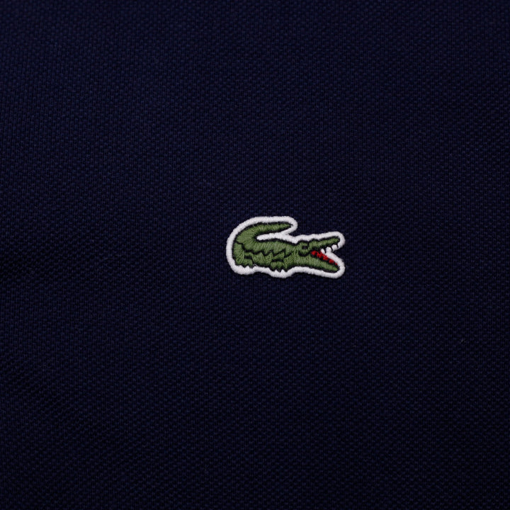 Mens Lacoste Classic Fit Long Sleeve Polo T-Shirt Navy Blue Size M