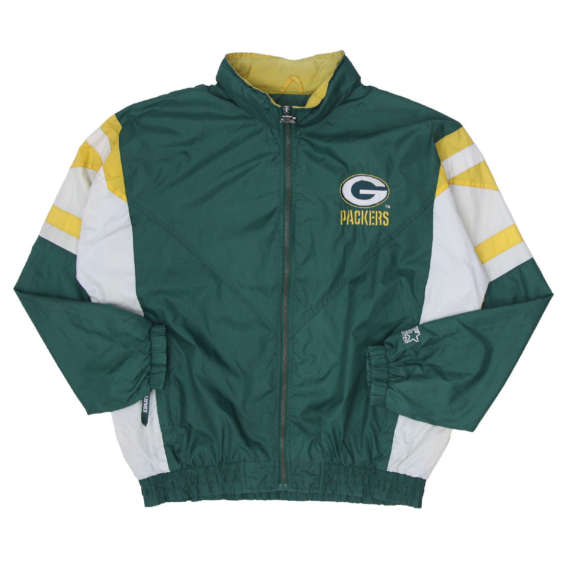Shop Vintage Starter NFL Green Bay Packers Full Zip Windbreaker