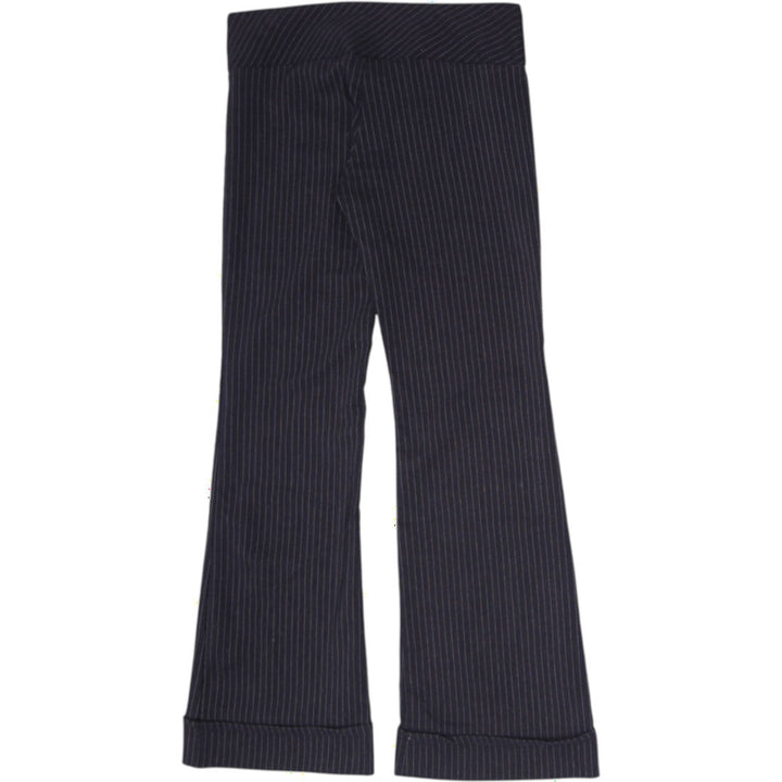 Y2K Ladies Valia Siren Pinstripe Cuffed Bootcut Pants Size 7