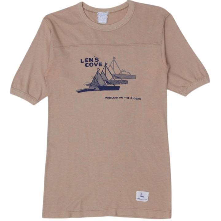 Vintage J.M.D. Len's Cove Portland On The Rideau Graphic T-Shirt L | Migration_T-Shirts | Fashion Rerun