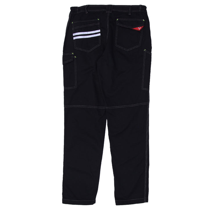 Mens Payper Black Cargo Pants