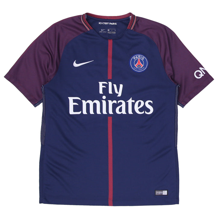 Mens Paris Saint Germain 2017 2018 Home Football Shirt Nike PSG Jersey