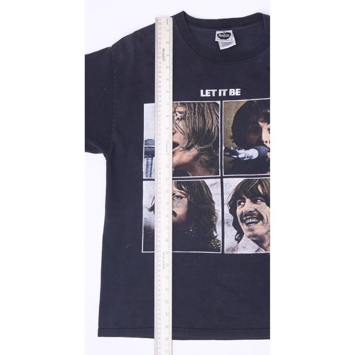 Vintage 00s The Beatles Let It Be Band T-Shirt Size M