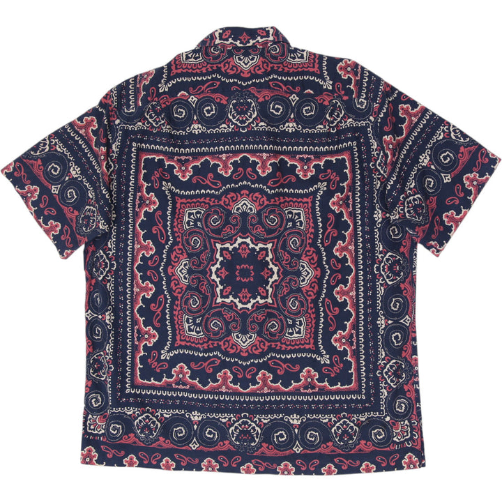 Vintage Polo Ralph Lauren Vintage Camp All Over Bandana Paisley Shirt Size L