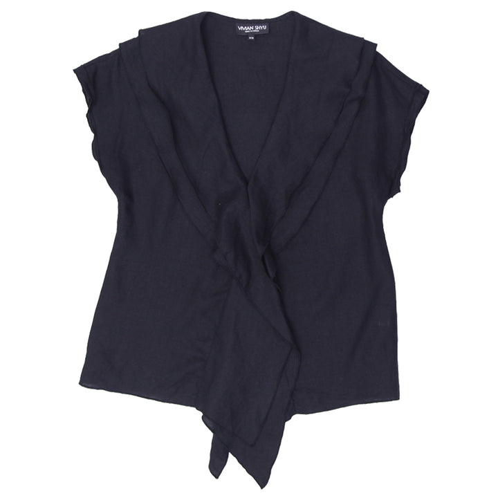 Ladies Vivian Shyu Made In Canada 100% Linen Blouse