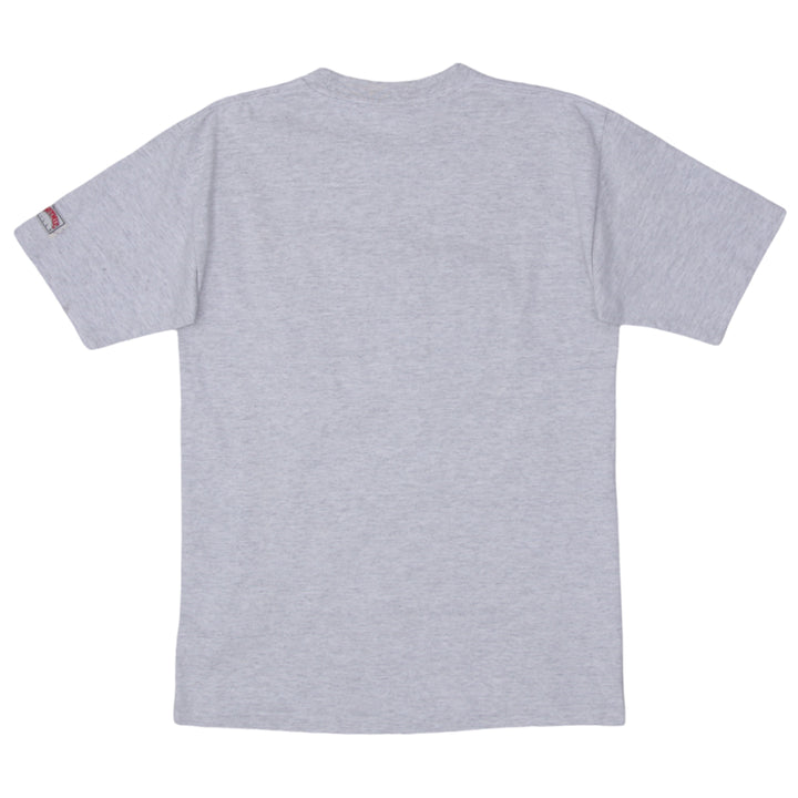 Vintage NFL Raiders Embroidered T-Shirt Single Stitch Made in USA Nutmeg M - Fashion Rerun Vintage Migration_T-Shirt