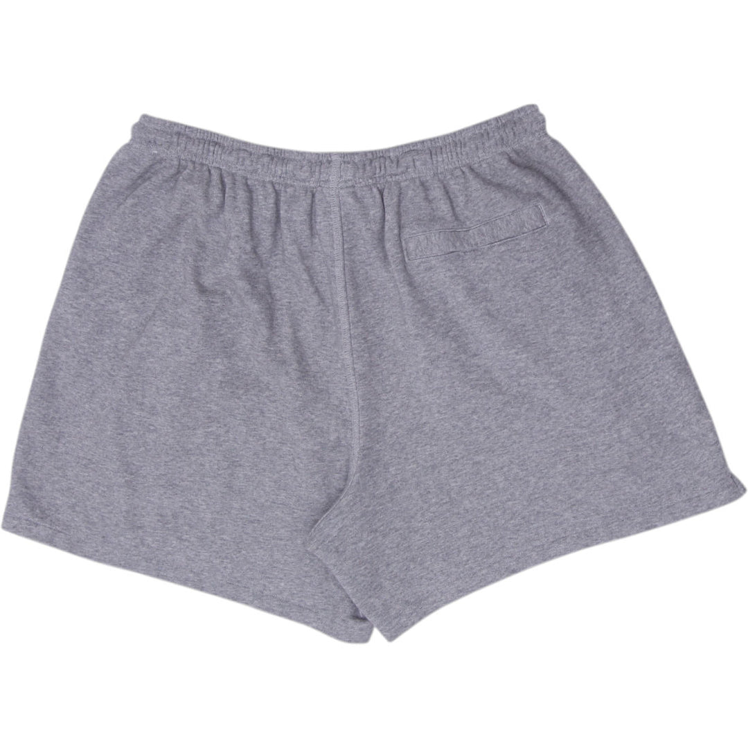 Nike Club French Terry Flow Shorts Dark Grey Heather Drawstring Sweat Shorts L