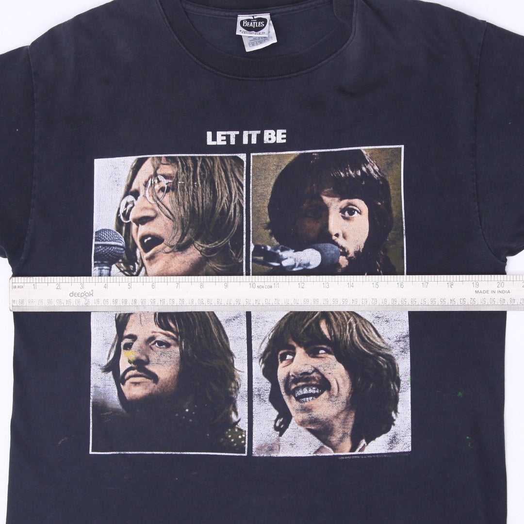 Vintage 00s The Beatles Let It Be Band T-Shirt Size M