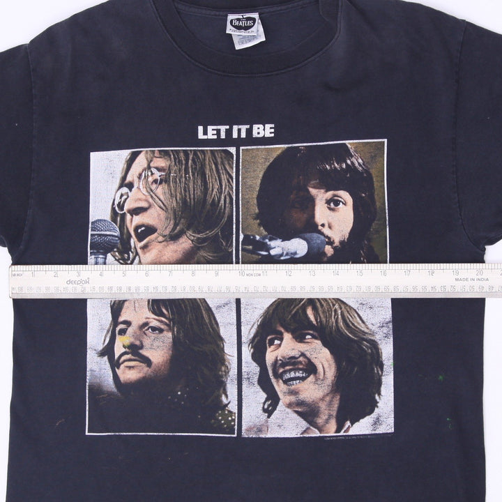 Vintage 00s The Beatles Let It Be Band T-Shirt Size M