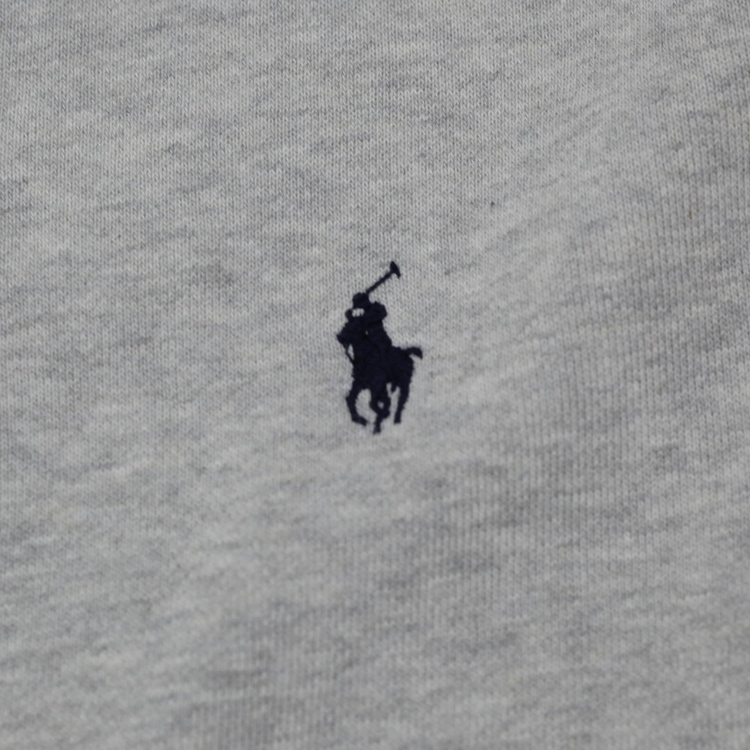 Vintage Polo Ralph Lauren Gray Full-Zip Classic Hoodie Size L | Migration_Hoodies - Detail View | Fashion Rerun