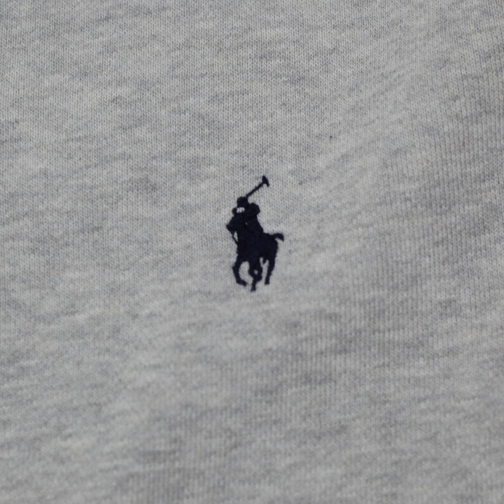 Vintage Polo Ralph Lauren Gray Full-Zip Classic Hoodie Size L | Migration_Hoodies - Detail View | Fashion Rerun