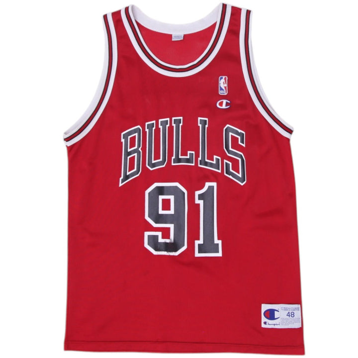 Vintage Champion Dennis Rodman # 91 Chicago Bulls NBA Jersey 48 | Migration_Jerseys | Fashion Rerun