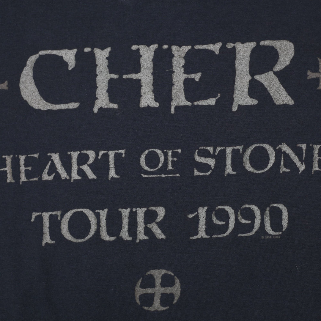 Vintage 1990 Cher Heart of Stone Concert Tour Band T-Shirt Size XL | Migration_T-Shirts - View 6 | Fashion Rerun