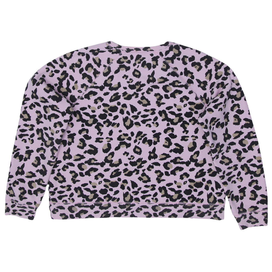 Y2K Ladies Brunette X Juicy Couture Animal Print Sweatshirt
