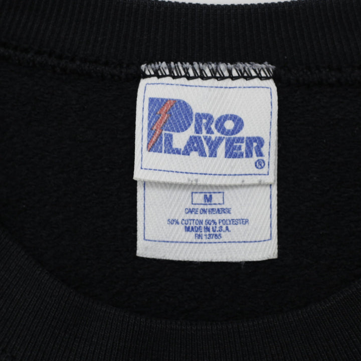 Vintage Pro Player Black Philadelphia Flyers Crewneck Sweatshirt