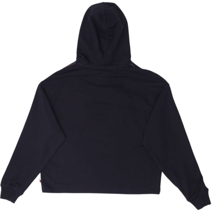 Ladies Tommy Jeans Collegiate Arch Logo Pullover Cropped Hoodie Size XS