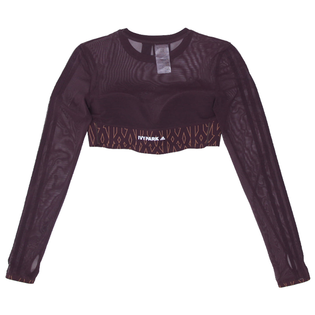 Ladies IVY Park Beyoncé x Adidas Monogram Crop Top