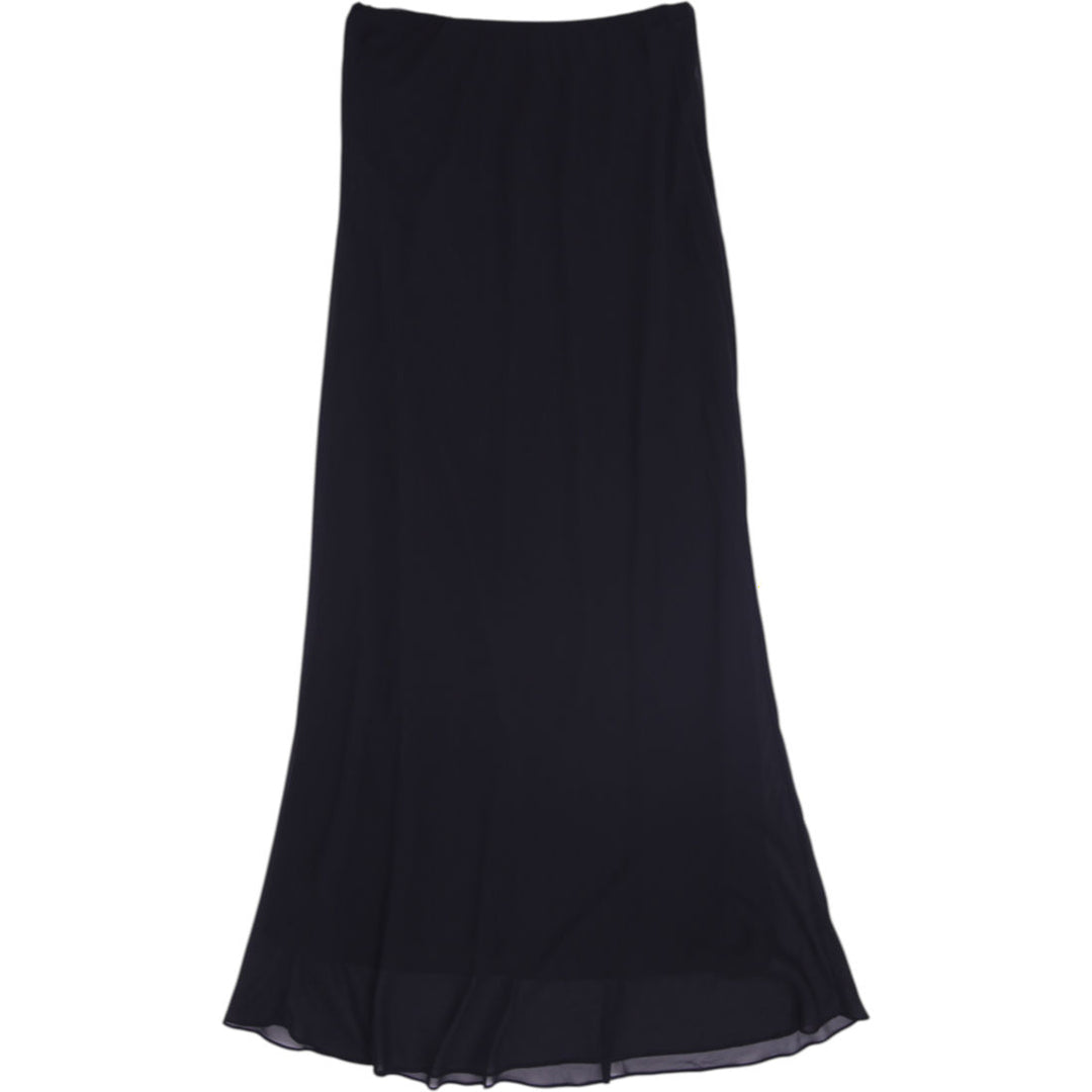 Y2K Ladies Alex Evenings Chiffon Lined Long Maxi Skirt Size M