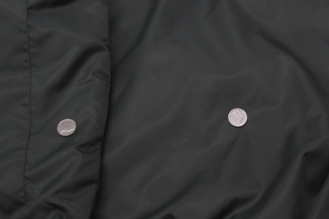 Mens Stussy Khaki Bomber Nylon Jacket