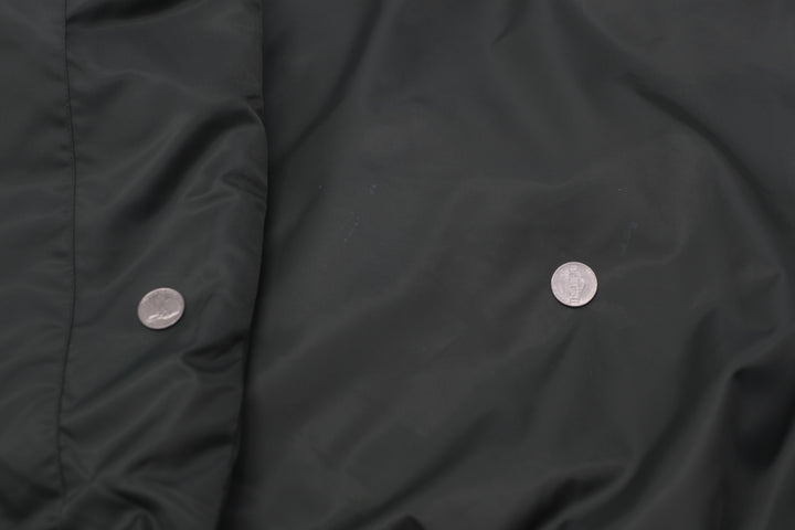 Mens Stussy Khaki Bomber Nylon Jacket