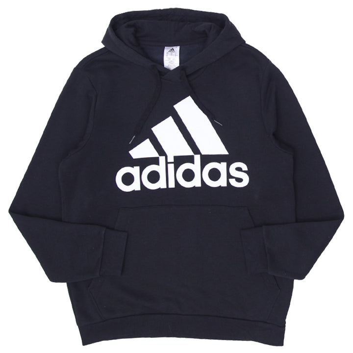 Mens Adidas Logo Black Pullover Hoodie