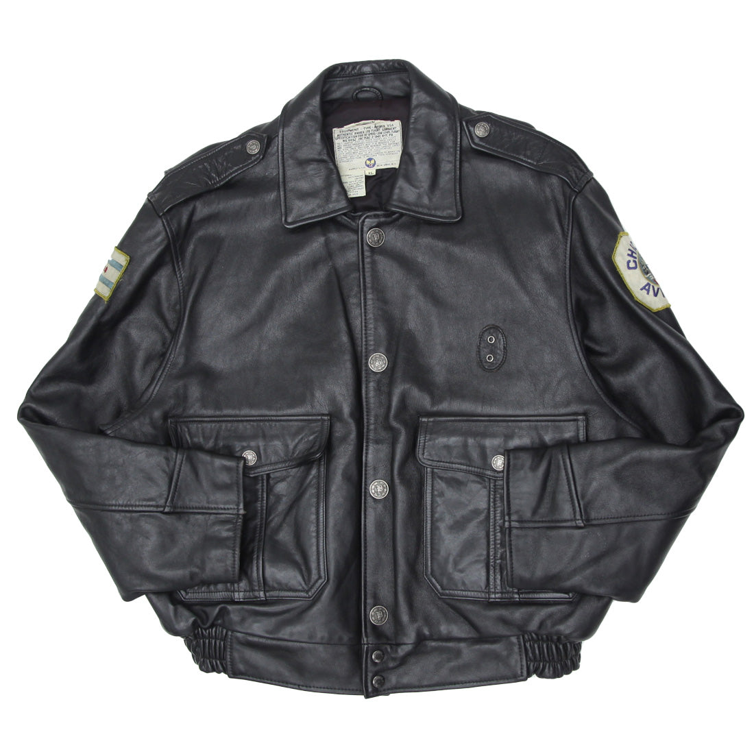 Shop Vintage Chicago Avirex USA Flight Leather Jacket | Fashion Rerun