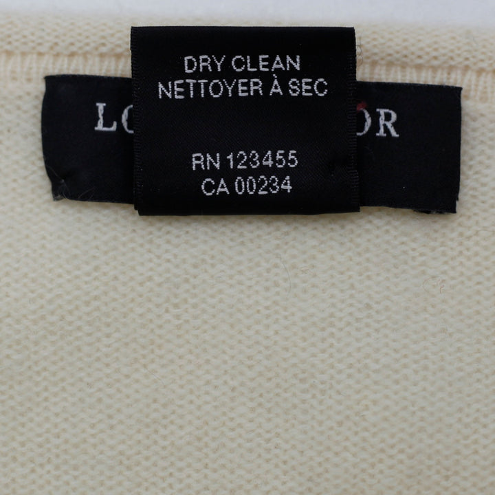 Ladies Lord & Taylor 100% Cashmere V-Neck Sweater Size XL