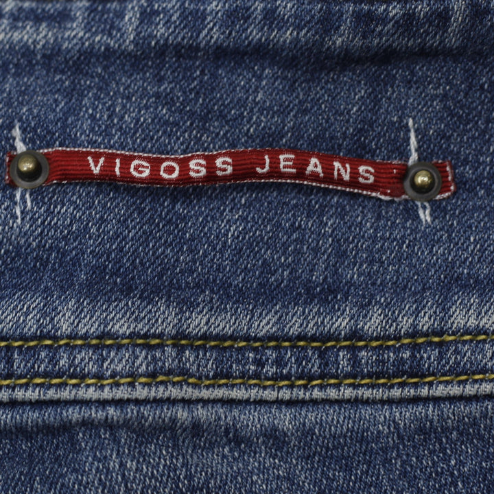 Y2K Ladies Vigoss 11/12 W31 Medium Wash Low Rise Bootcut Jeans