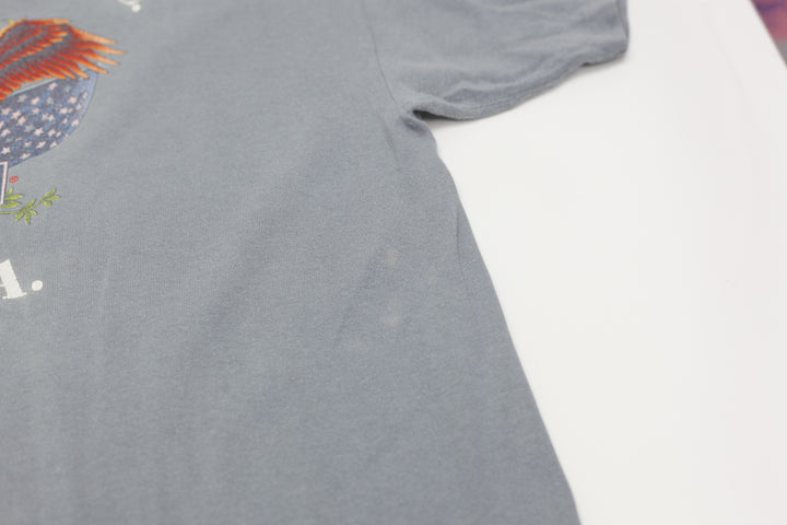 1991 Vintage Harley Davidson Leader of the Pack T-Shirt Made In USA 3D Emblem L