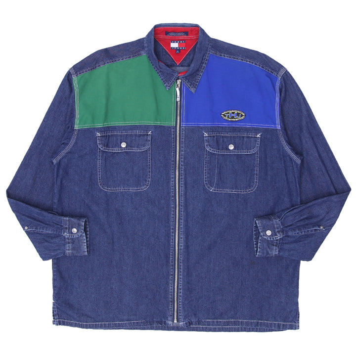 Vintage Tommy Hilfiger Sport Tech Denim Shirt - Fashion Rerun Vintage Migration_Shirt