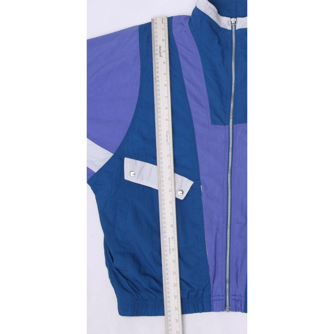 Vintage 90s Embroidered Nike Logo Windbreaker Zipper Jacket | Migration_Jackets - View 6 | Fashion Rerun