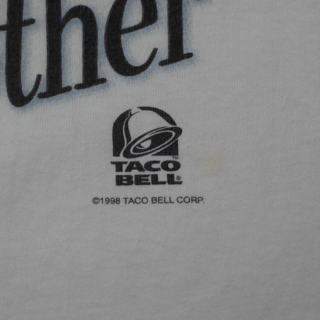 Vintage 1998 Taco Bell Dog Promo Graphic T-Shirt Size L
