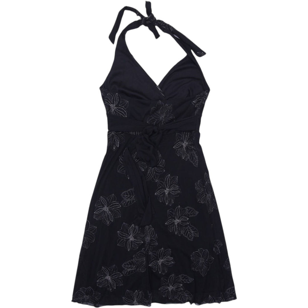 Y2K Ladies Le Chateau Floral Halter Dress