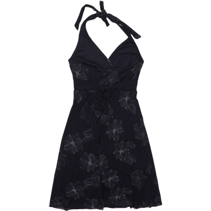 Y2K Ladies Le Chateau Floral Halter Dress