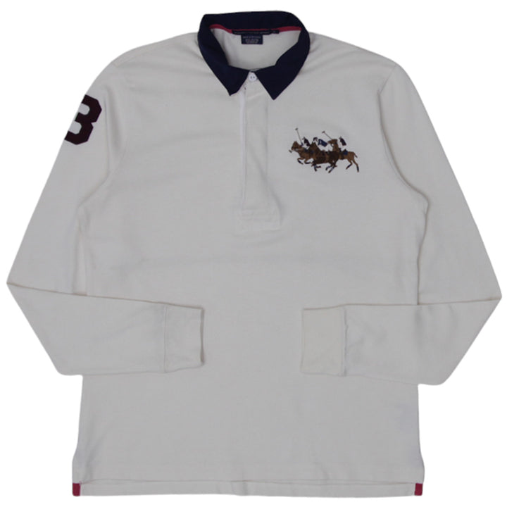 Vintage Ralph Lauren Sport Long Sleeve Polo T-Shirt - Fashion Rerun Vintage Migration_T-Shirt