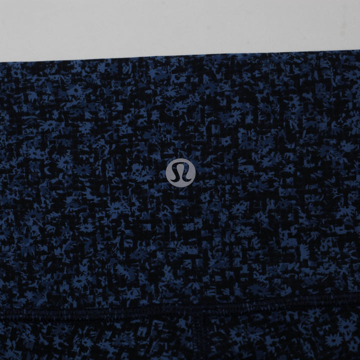 Ladies Lululemon High-Rise Workout Leggings Mineral Deposit Spray Pattern