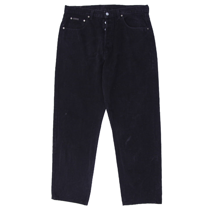 Vintage Calvin Klein Button Fly 100% Cotton Straight Leg Jeans