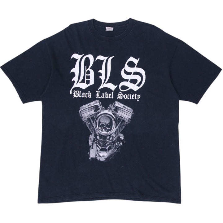 Mens Anvil Black Label Society Skull Graphic T-Shirt Size 2XL | Migration_T-Shirts | Fashion Rerun