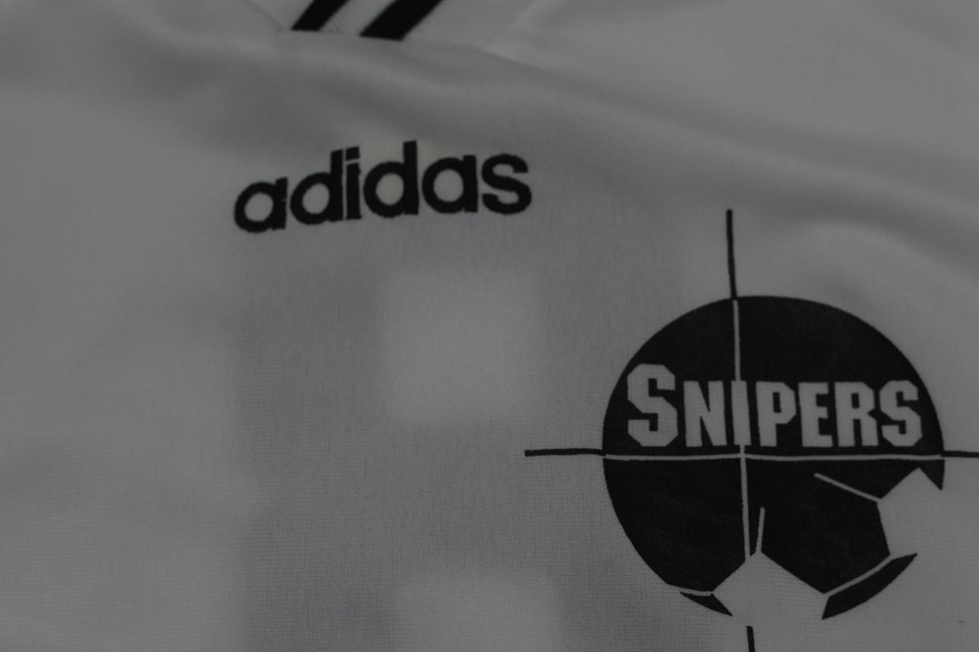 Vintage Adidas Snipers 8 Black & White Jersey Size L - Fashion Rerun Vintage Migration_Jersey