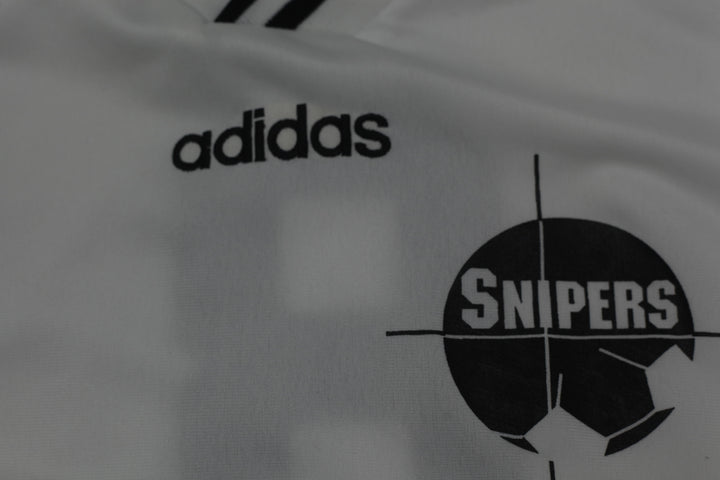 Vintage Adidas Snipers 8 Black & White Jersey Size L - Fashion Rerun Vintage Migration_Jersey