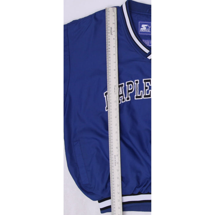 Vintage Mens Starter Maple Leafs Varsity Jacket Blue NHL