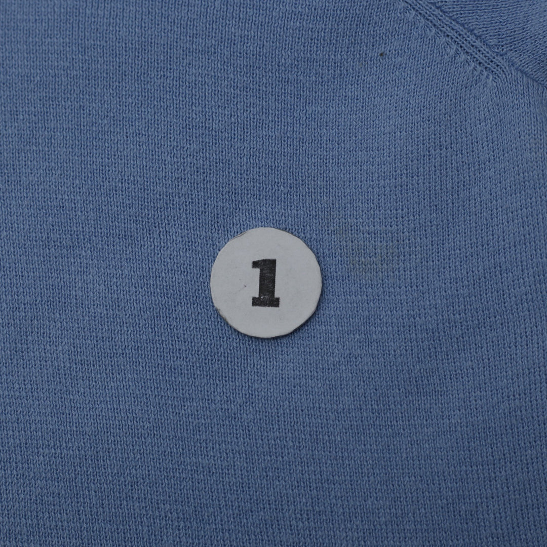 Vintage Mens Polo Ralph Lauren Sky Blue V-Neck Cotton Sweater Size L | Migration_Knitwear & Sweaters - View 6 | Fashion Rerun