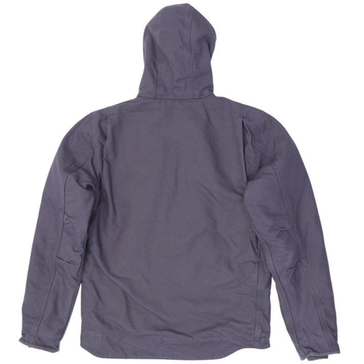 Mens Carhartt 104392-GVL Fleece Lined Relaxed Fit Zip Up Hooded Jacket