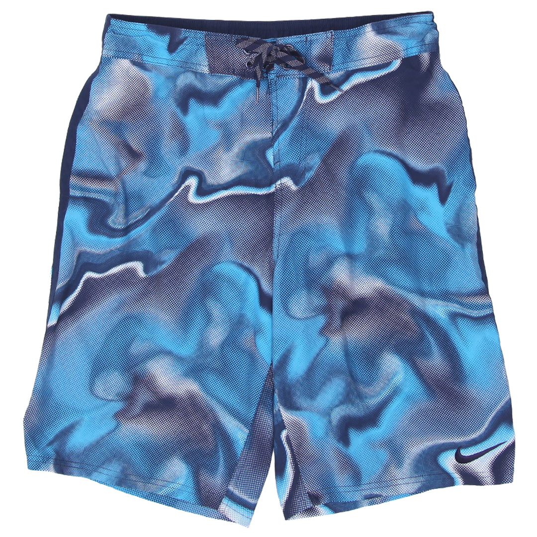 Mens Nike Swoosh Embroidered Wave Print Swim Shorts | Migration_Shorts FBFIRST20 Nike Shorts | Fashion Rerun