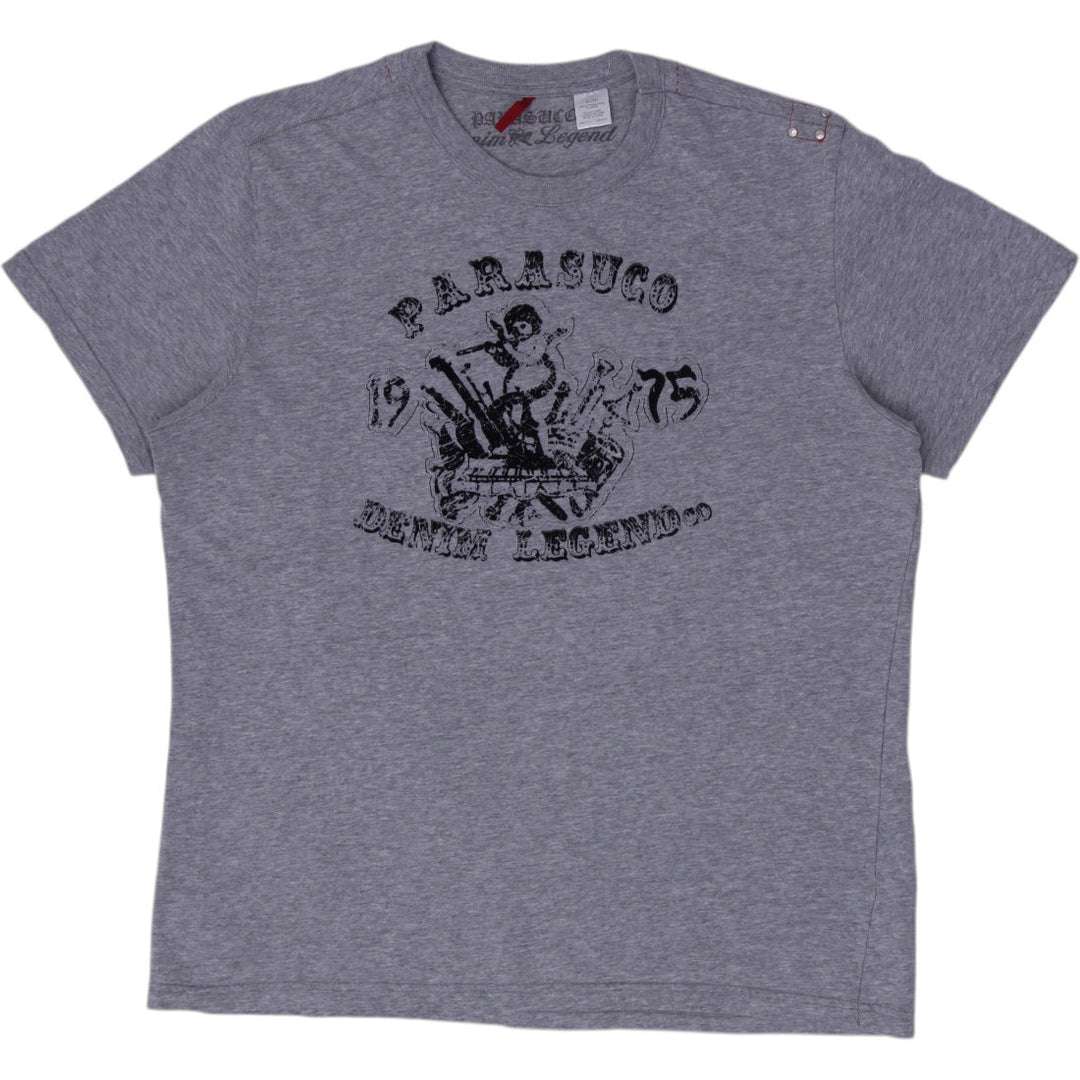 Y2K Mens Parasuco "Denim Legend" 1975 Graphic T-shirt Size XL | Migration_T-Shirts | Fashion Rerun
