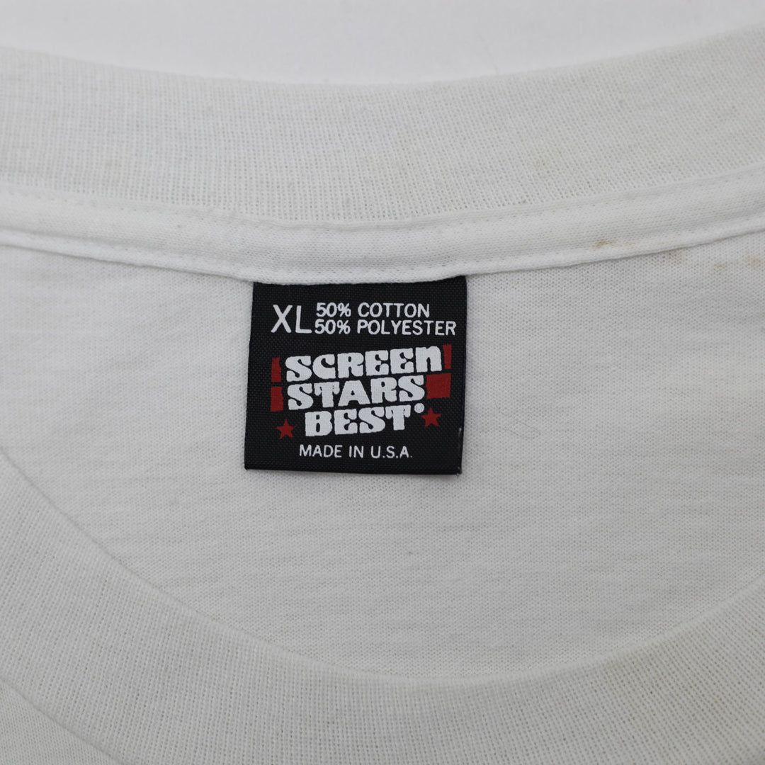 Vintage Mens Screen Stars 1989 Detroit Pistons World Champs Made in USA S.Stitch
