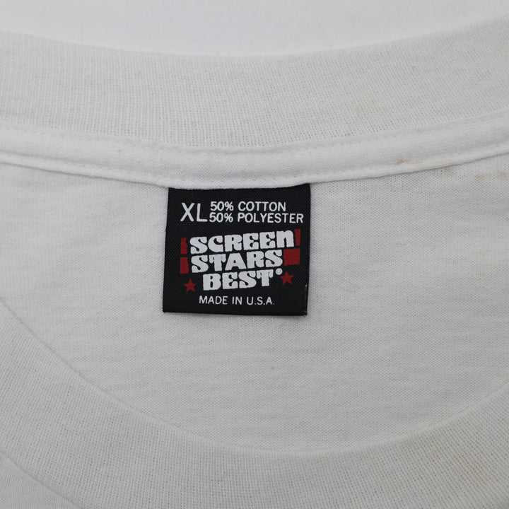 Vintage Mens Screen Stars 1989 Detroit Pistons World Champs Made in USA S.Stitch