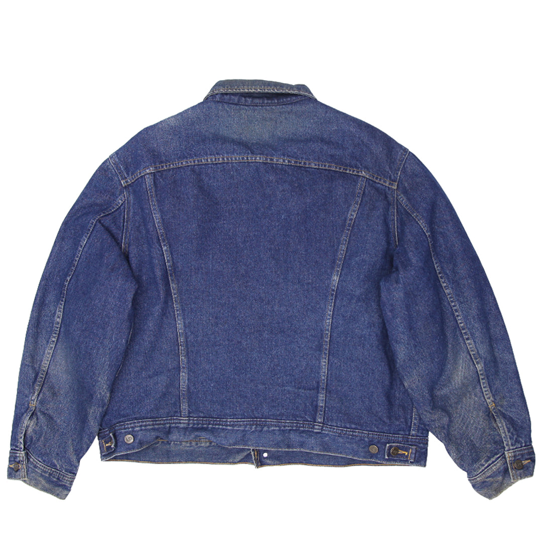 Vintage Storm Rider Sherpa-Lined Denim Jacket-1970's Distressed - Fashion Rerun Vintage Migration_Jacket