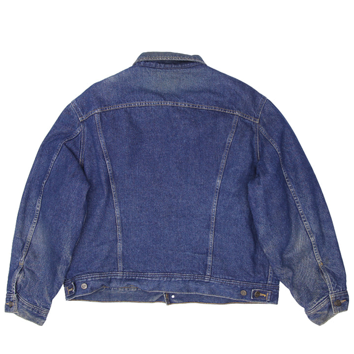 Vintage Storm Rider Sherpa-Lined Denim Jacket-1970's Distressed - Fashion Rerun Vintage Migration_Jacket