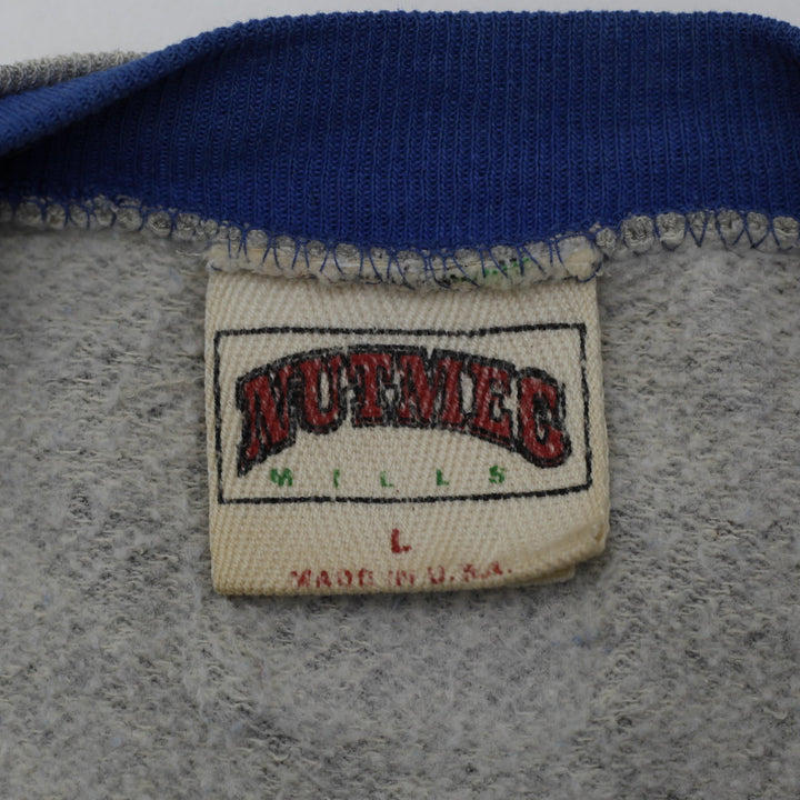 Vintage 1989 Nutmeg Mills Cleveland Cavaliers Crewneck Sweatshirt Royal Blue L